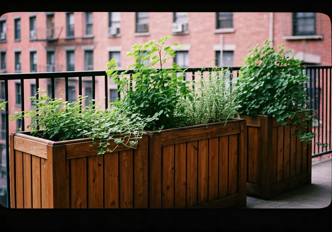 Can Wooden Planters Enhance Your New York Balcony's Aesthetic?.