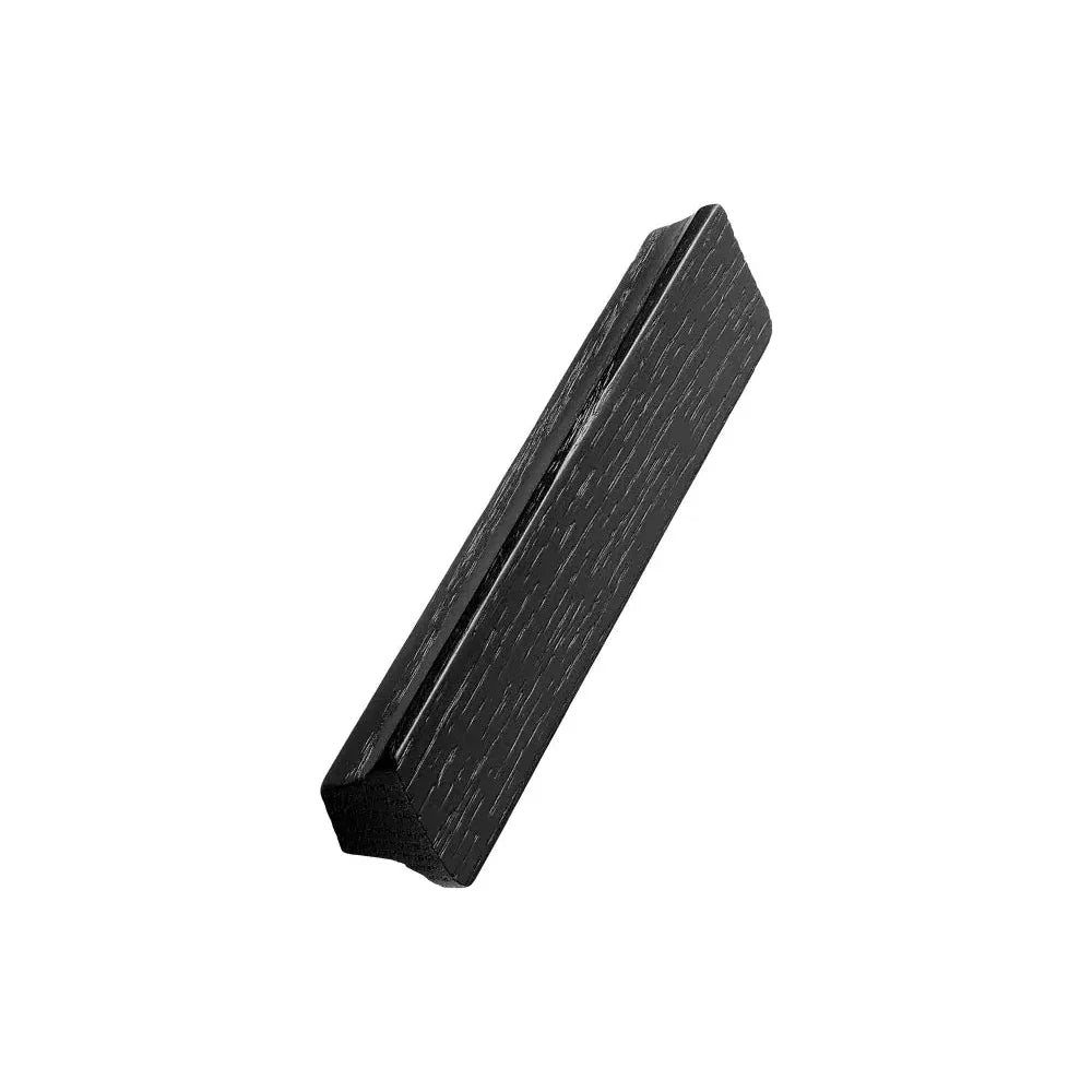Black Stained Wood "Ante" Drawer Pulls