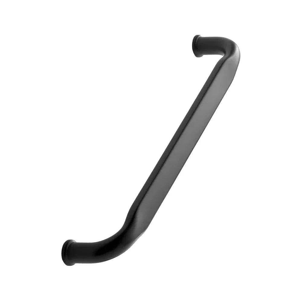 Matte Black "Gate" Knob and Drawer Pull.