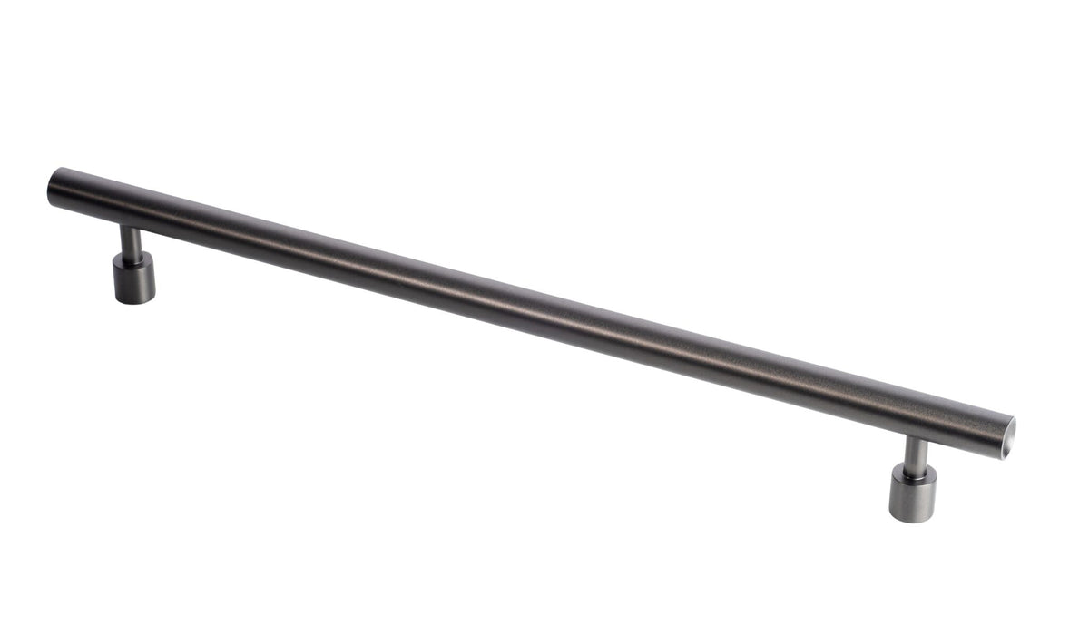 Lew’s Round Bar Series Black Stainless Steel Cabinet Knobs and Pulls.