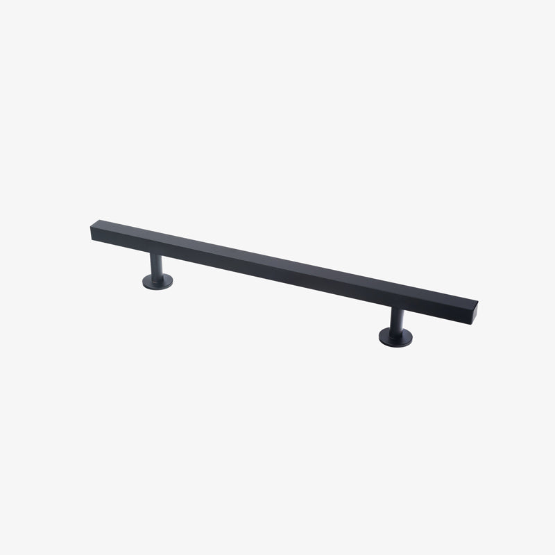 Lew's Square Bar Cabinet Knobs and Handles in Matte Black.
