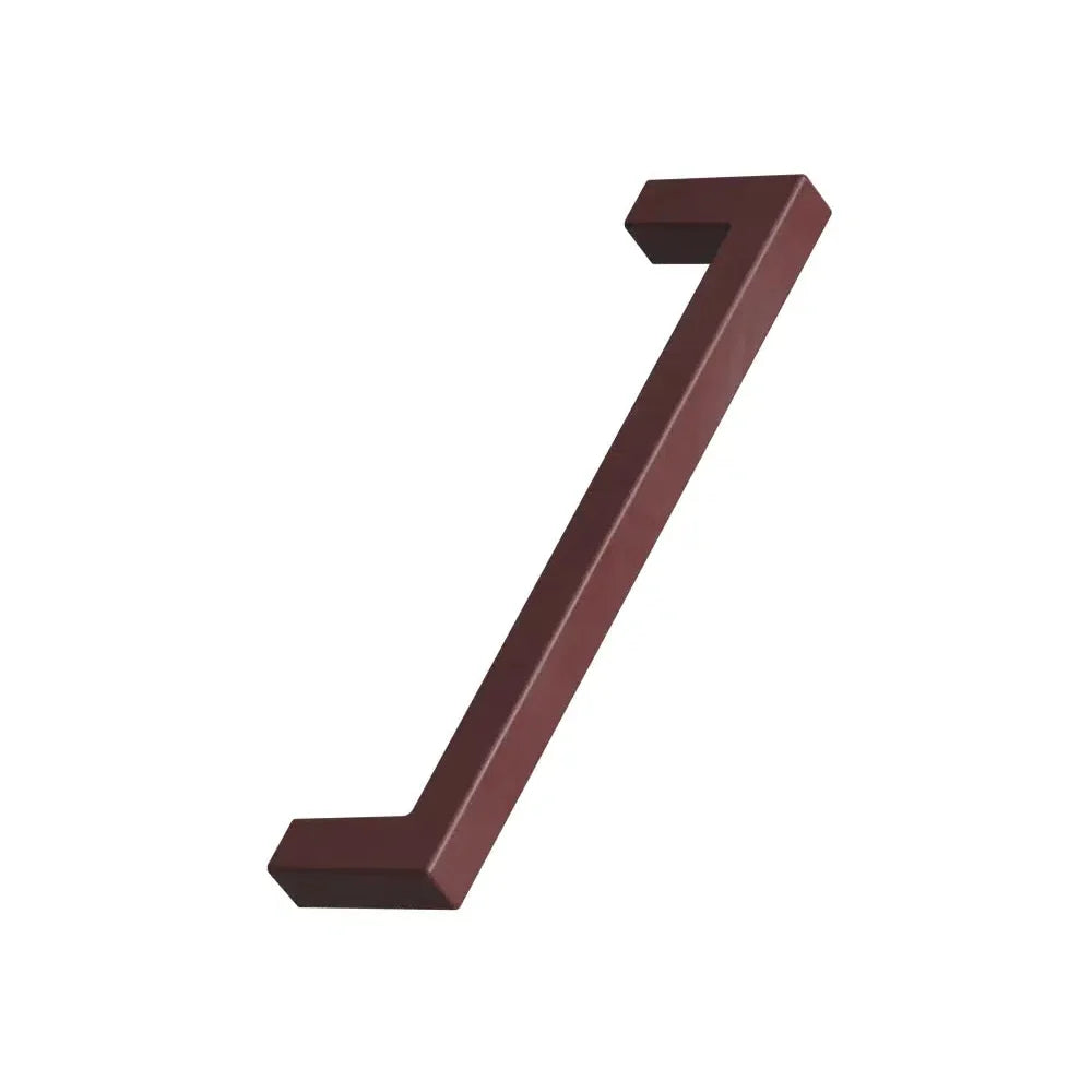 Maroon Red "Plato" Cabinet Knob and Drawer Pull.