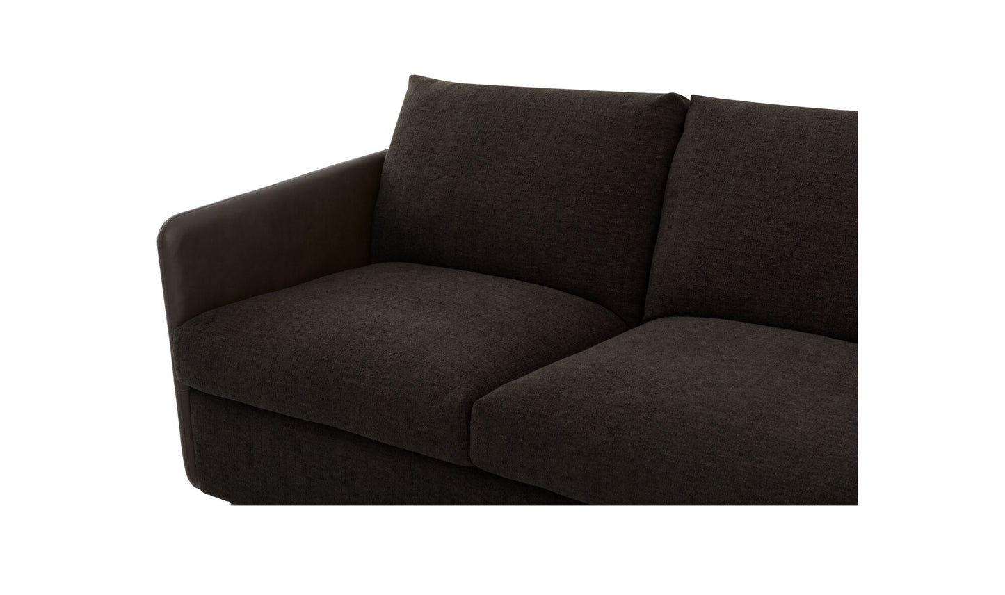Teller Sofa Warm Black