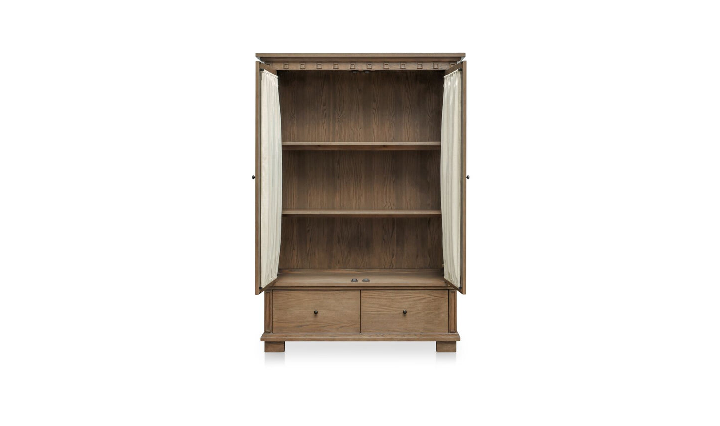 Lillian Tall Cabinet Brown.