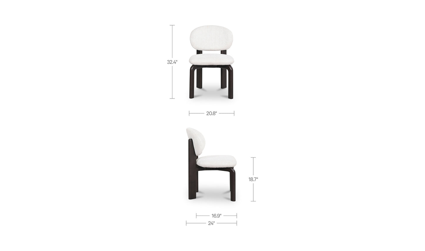 Sami Dining Chair White Set Of Two