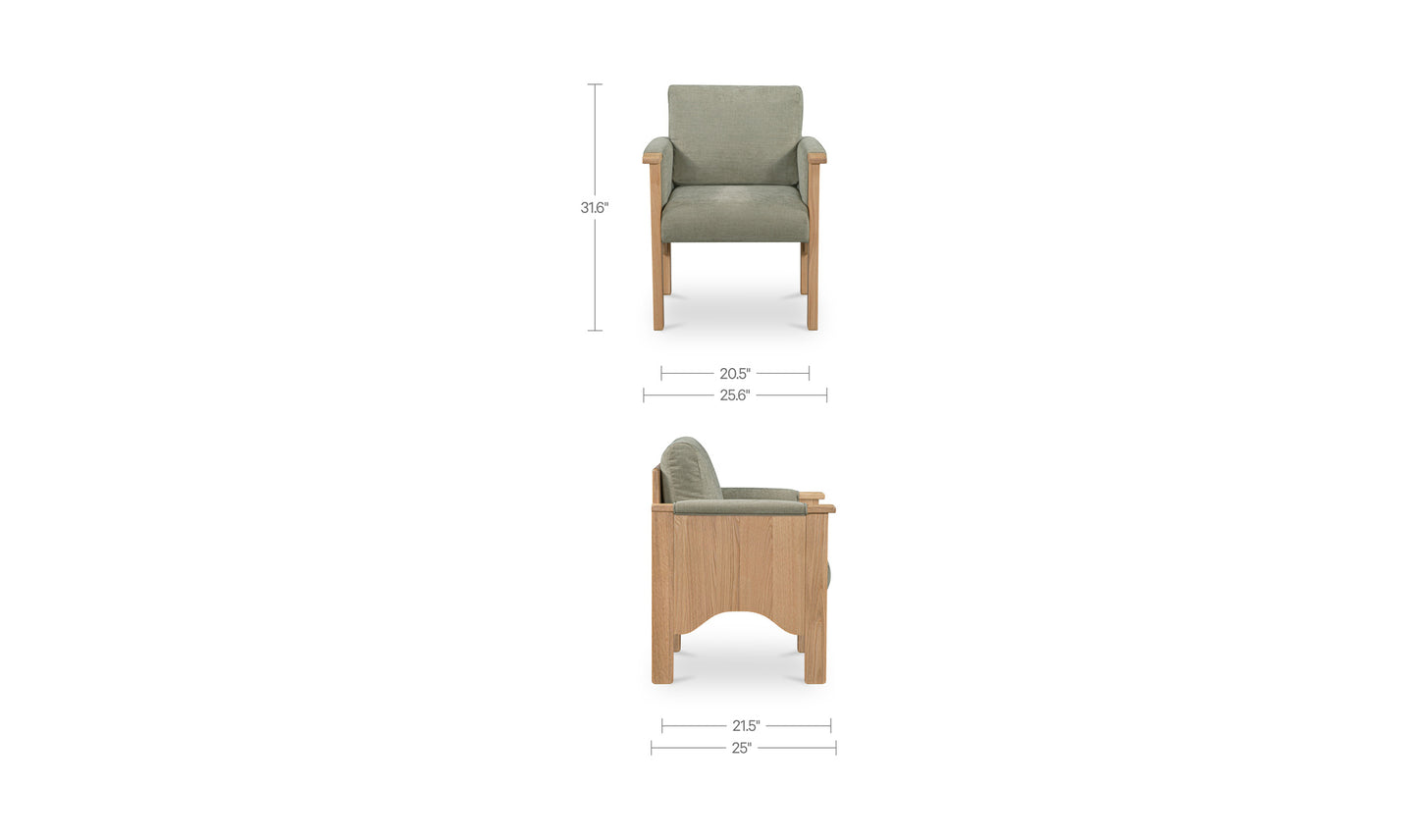 Bauer Dining Chair Sage