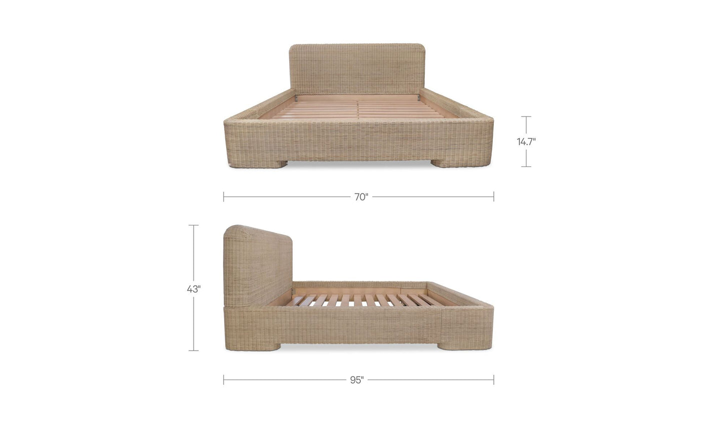 Claudia Bed Queen Natural