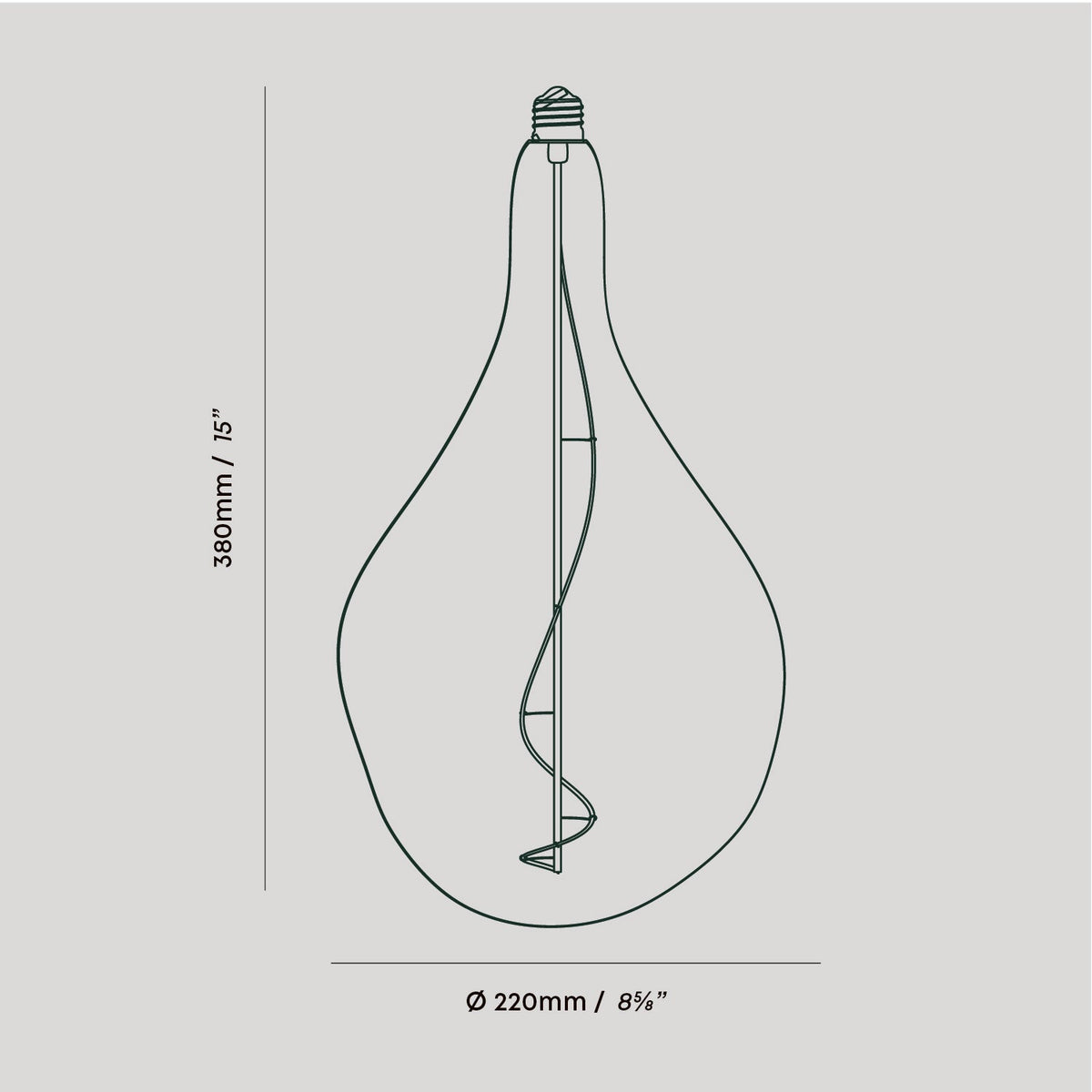 Voronoi III E26 LED Bulb.