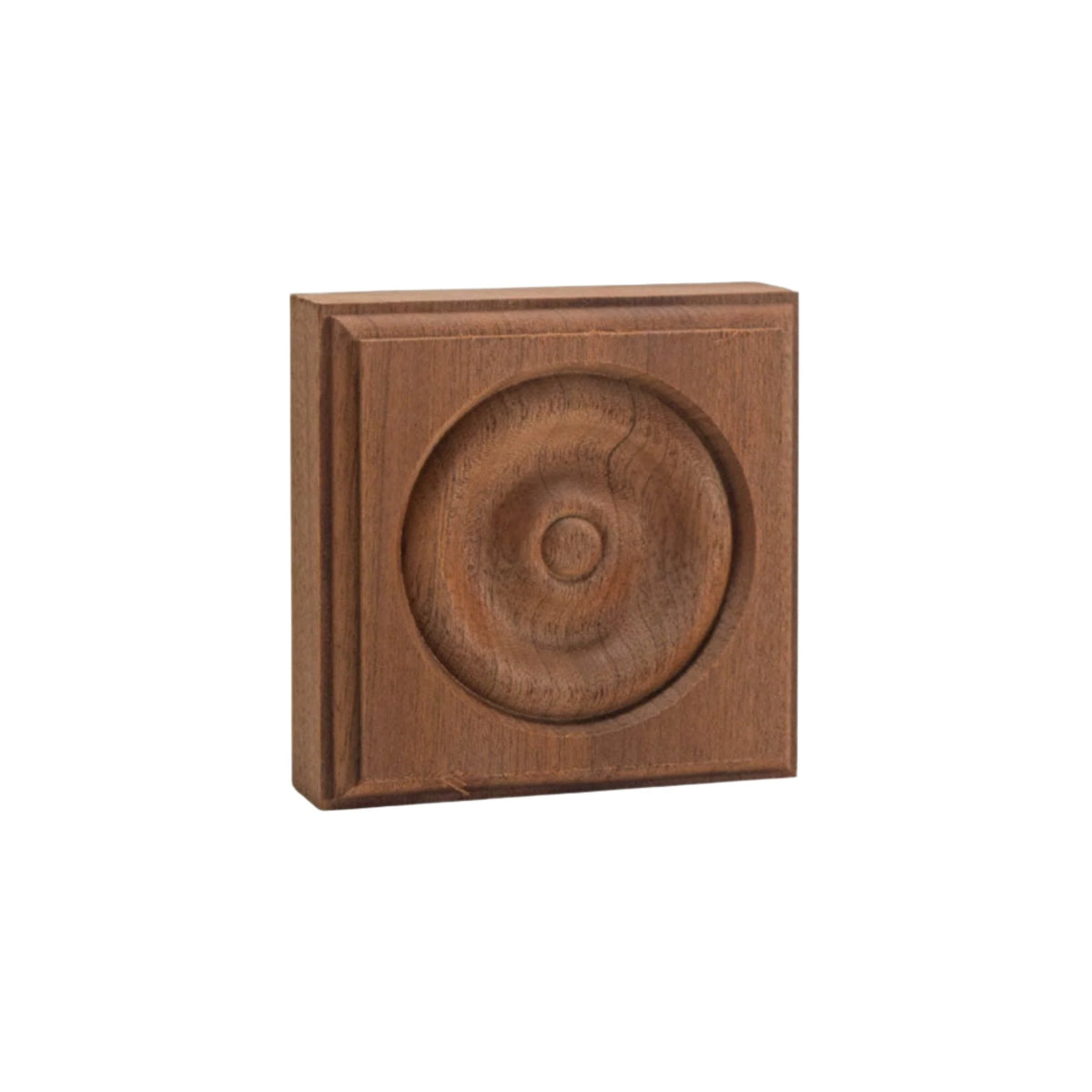 EWAP30 Rosette Casing Corner Block 1 inch x 3 inch Square Unfinished.