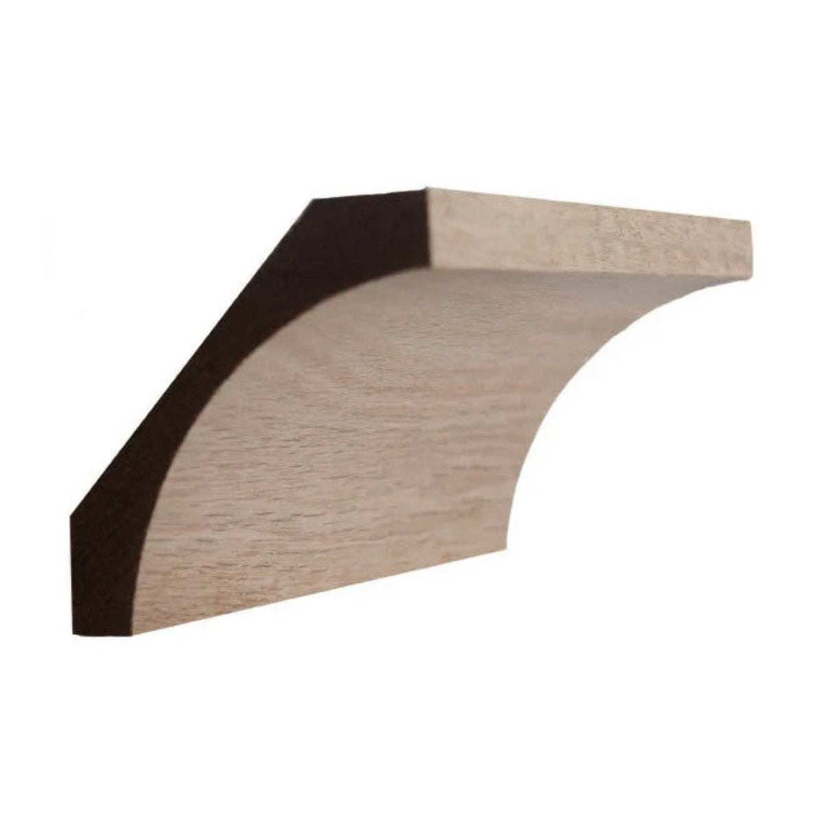 EWCR40 Cove Crown 3/4" x 3-3/4" Unfinished 2-5/8" High x 2-1/2" Deep.