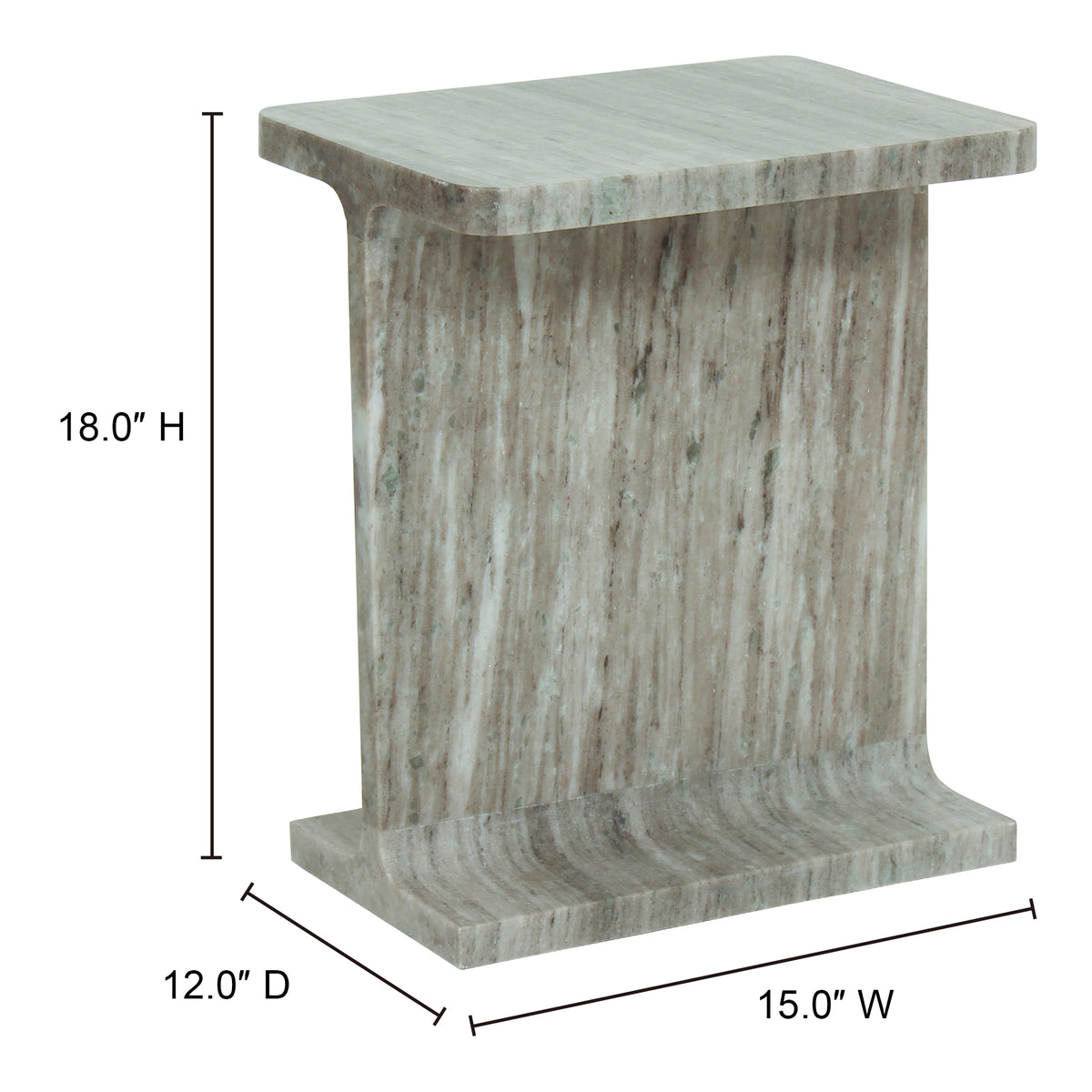 Tullia Accent Table Taupe view 10