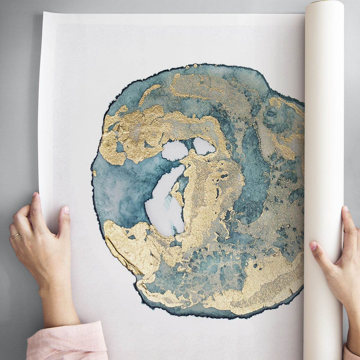 Geode No. 2 - Canvas Print.