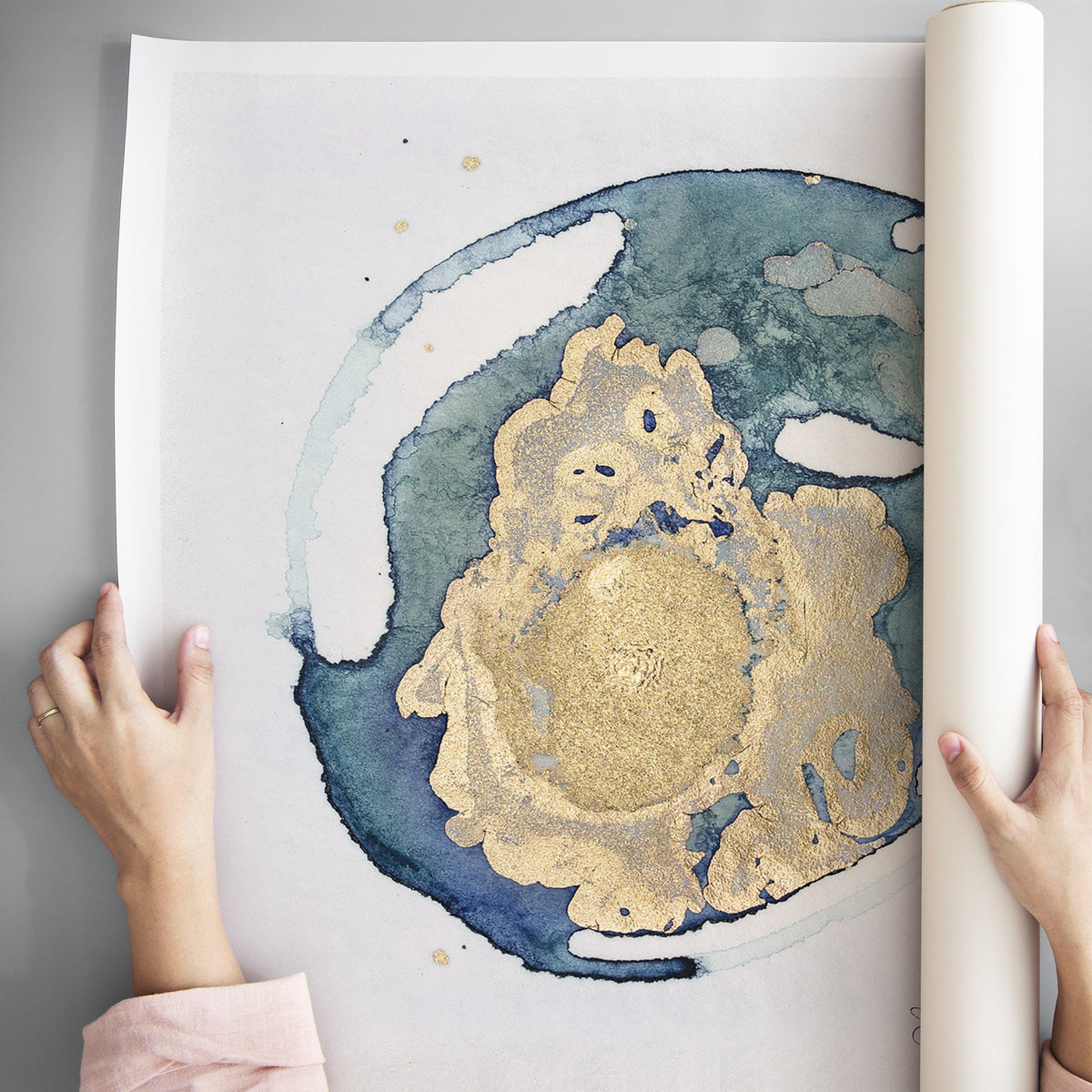 Geode No. 3 - Canvas Print.