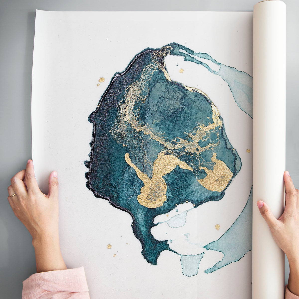 Geode No. 4 - Canvas Print.