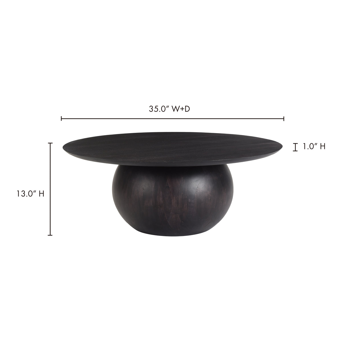 Bradbury Coffee Table Black - lifestyle 2