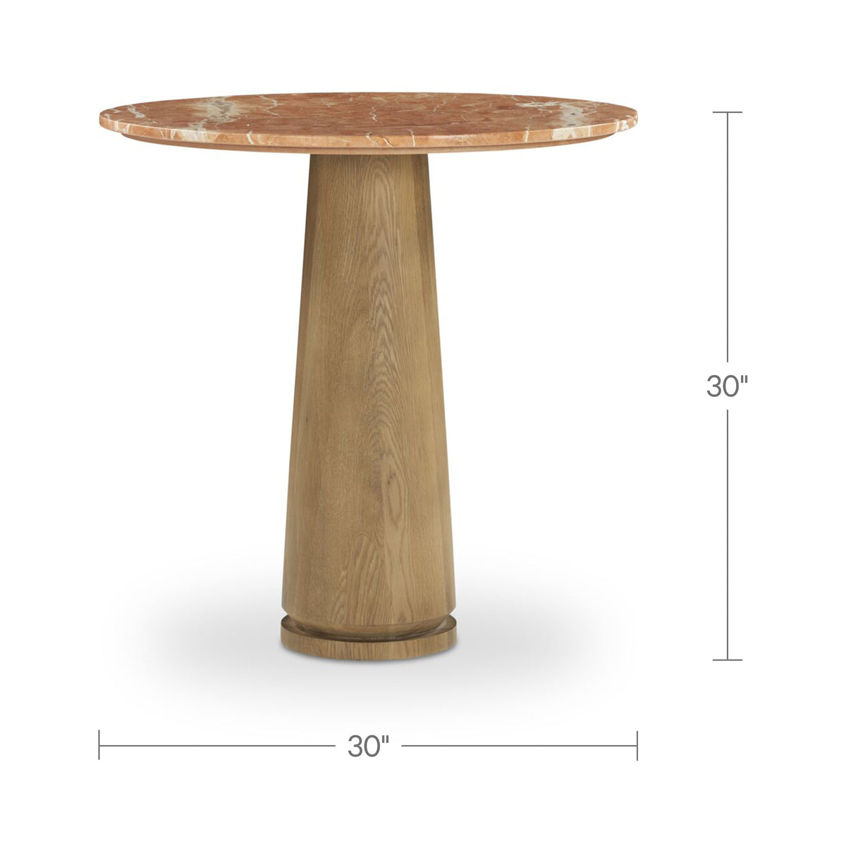 Sage Cafe Table Rosso Alicante Red Marble - lifestyle view 3