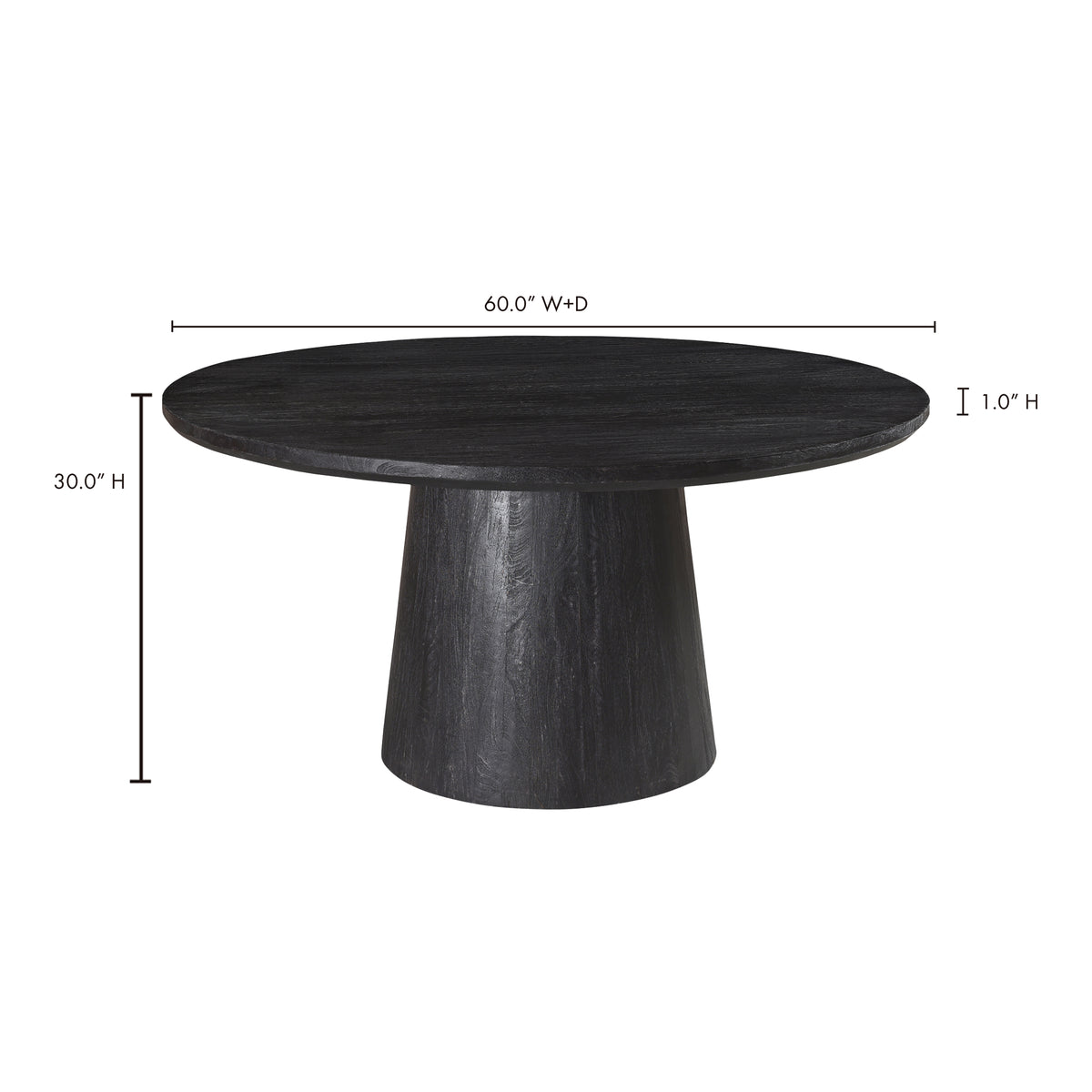 Cember Dining Table Black view 9