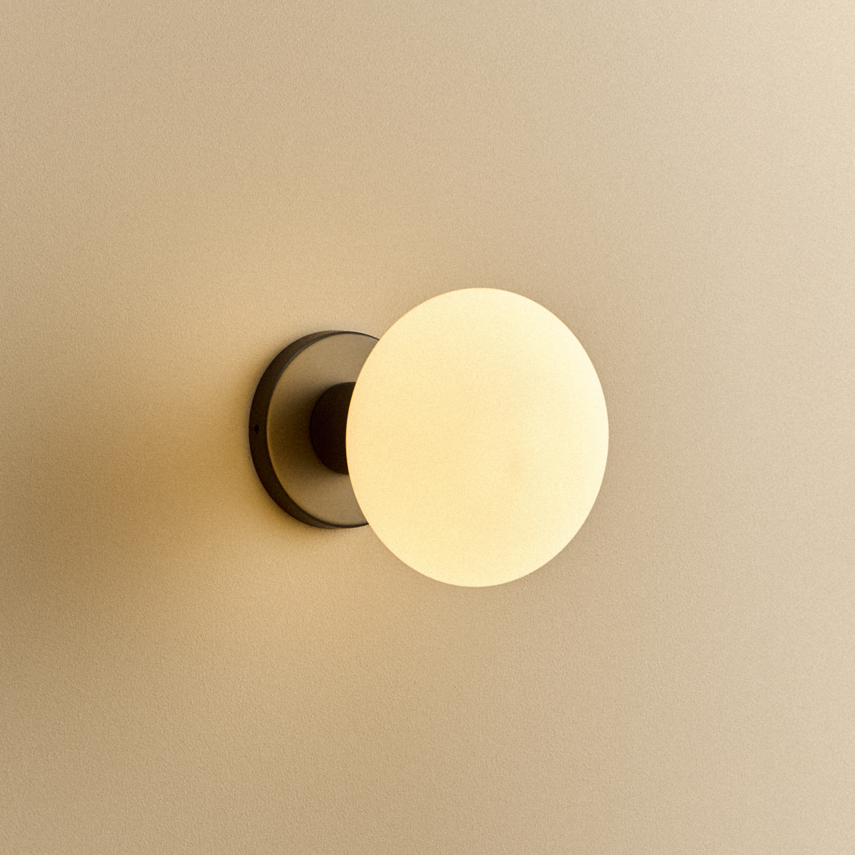 Lochan Wall Light in Graphite + Oval
