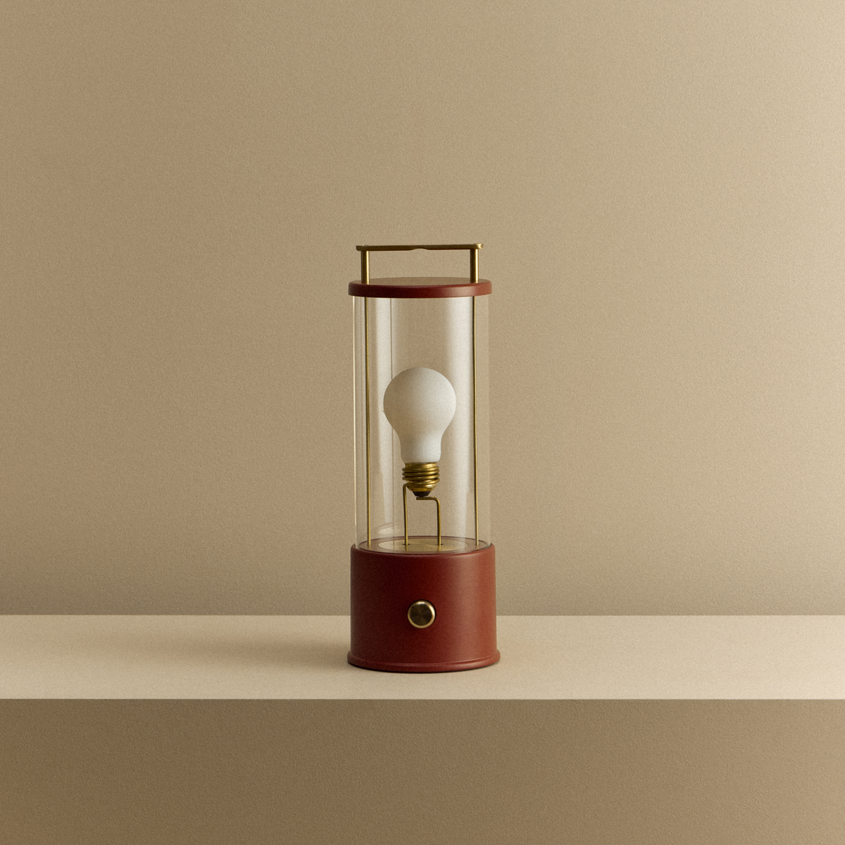 The Muse 1.0 Portable Lamp in Pomona Red.
