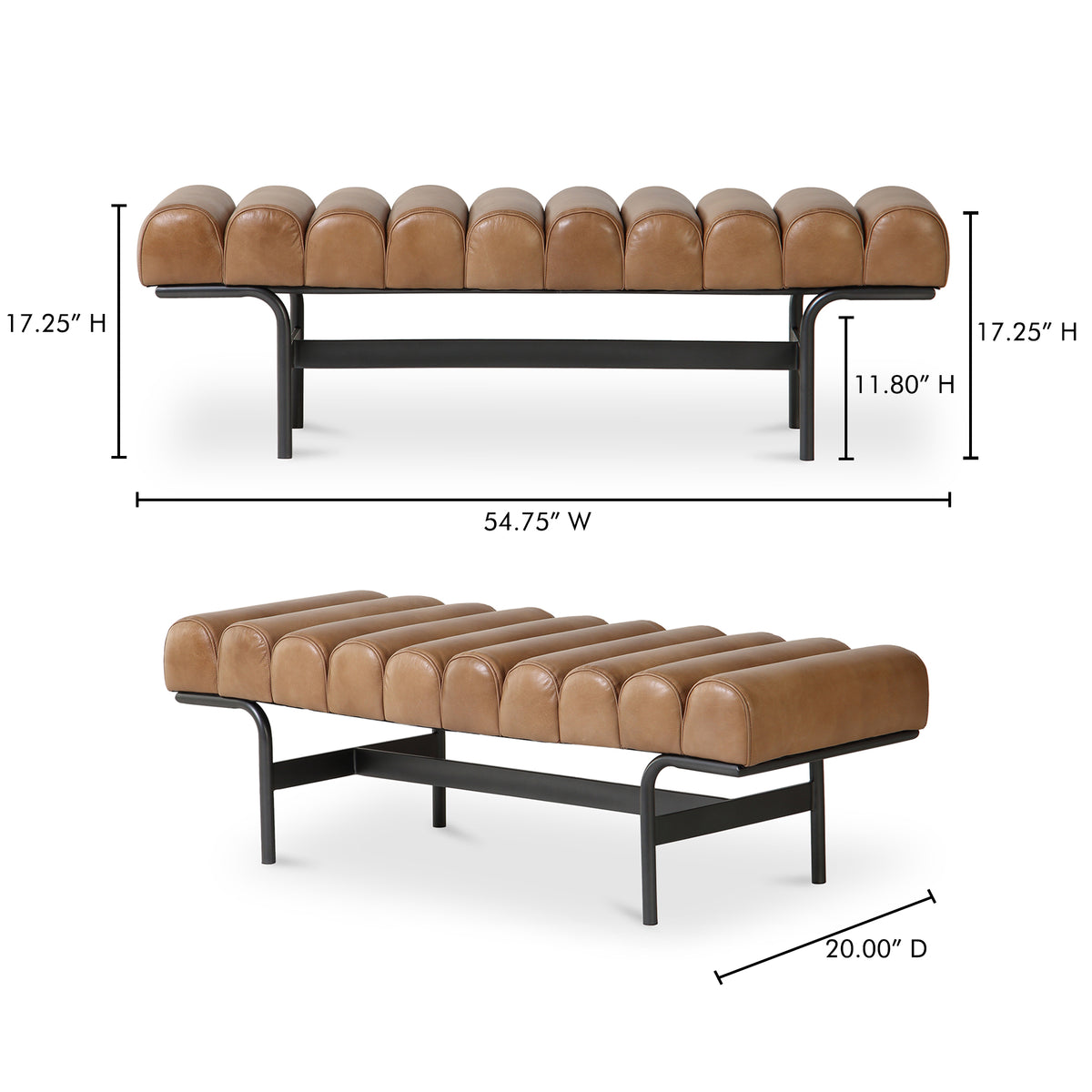 Harrison Bench Tan - image 8
