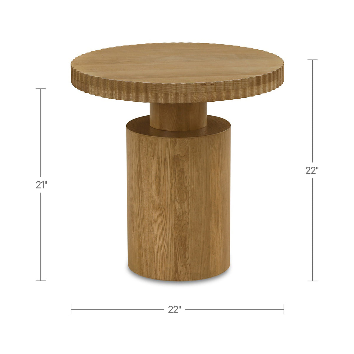Leigh Side Table Brown image 5