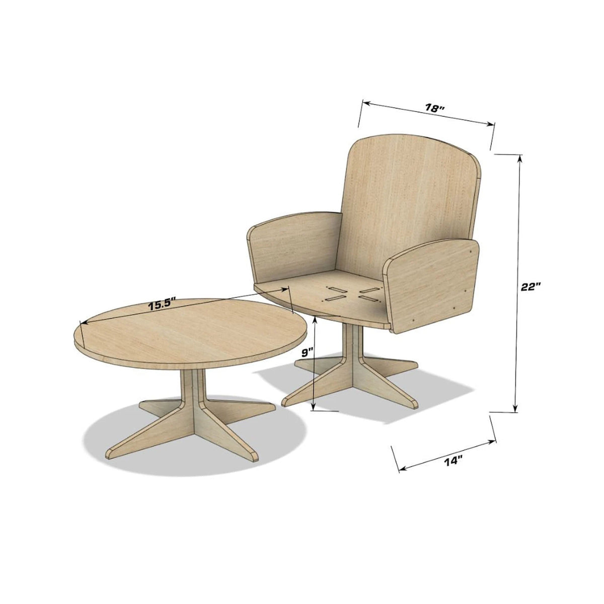 ROMAN- Toddler Chair