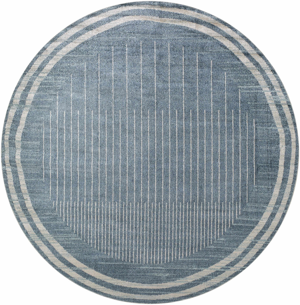 Thad Blue Washable Area Rug - Clearance.