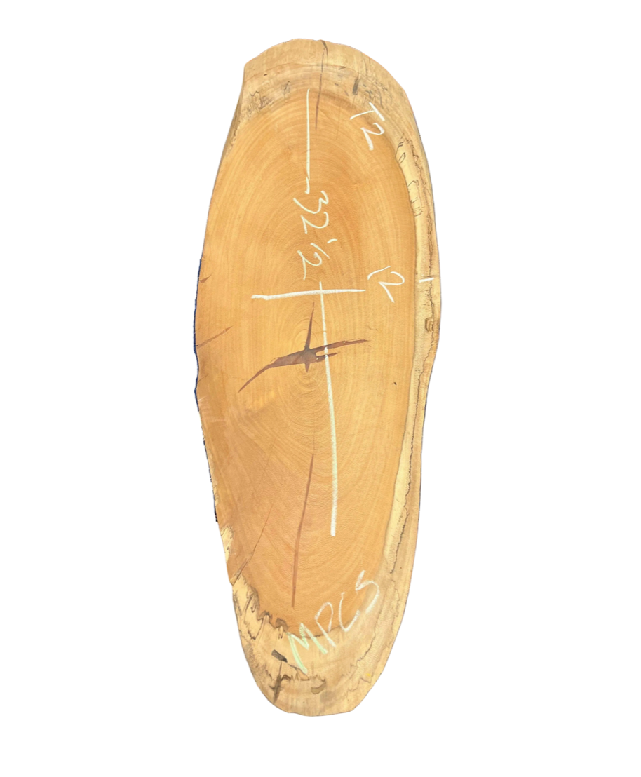 2" Thick Monkey Pod Cross Cut Slab