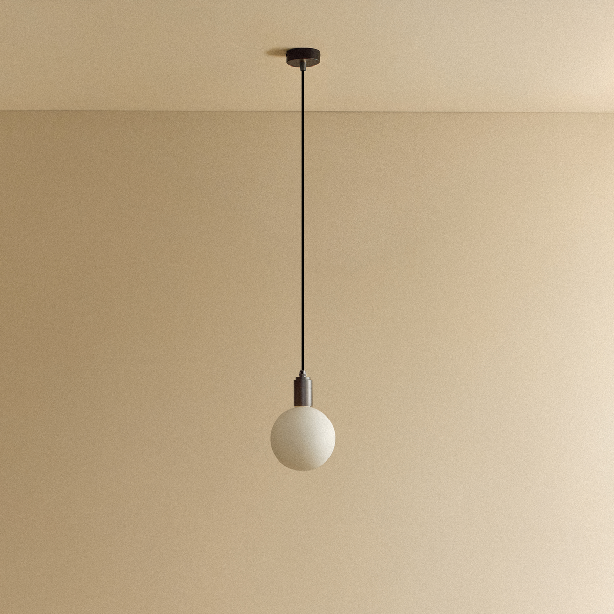 Sphere IV Pendant Light in Graphite.