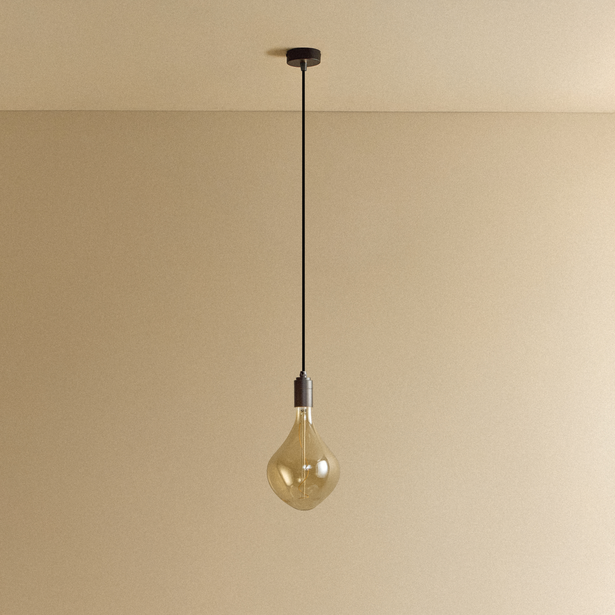 Voronoi II Pendant Light in Graphite.