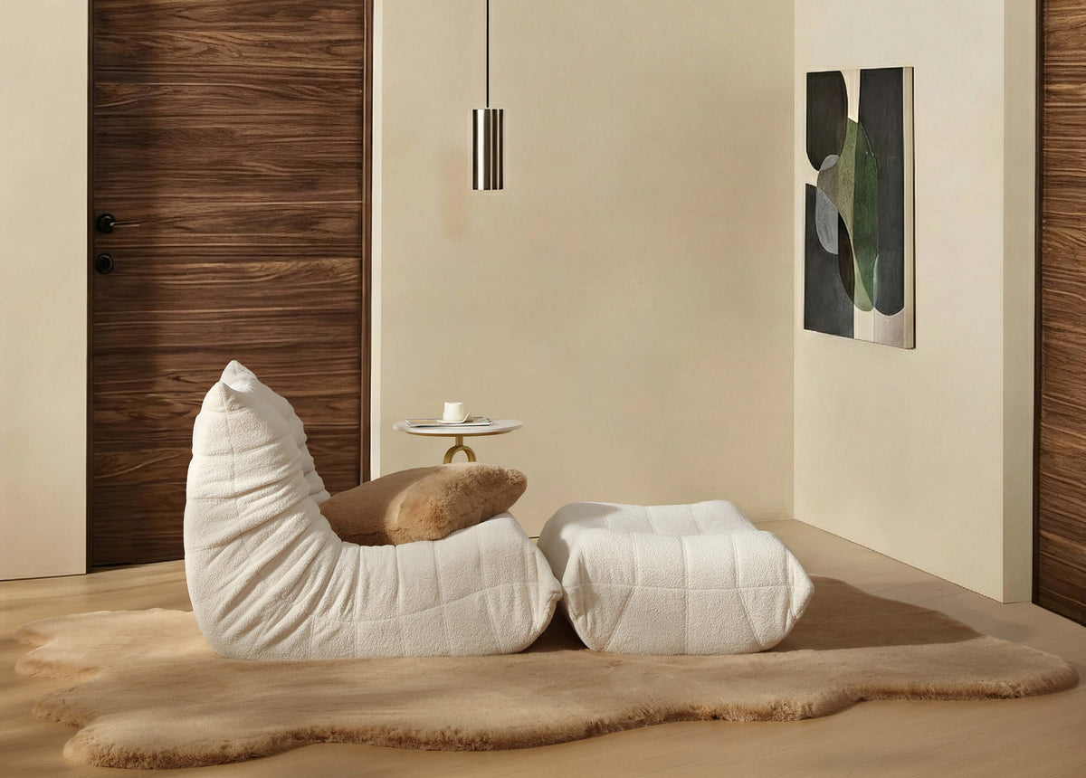 Faux Fur Throw Pillow.