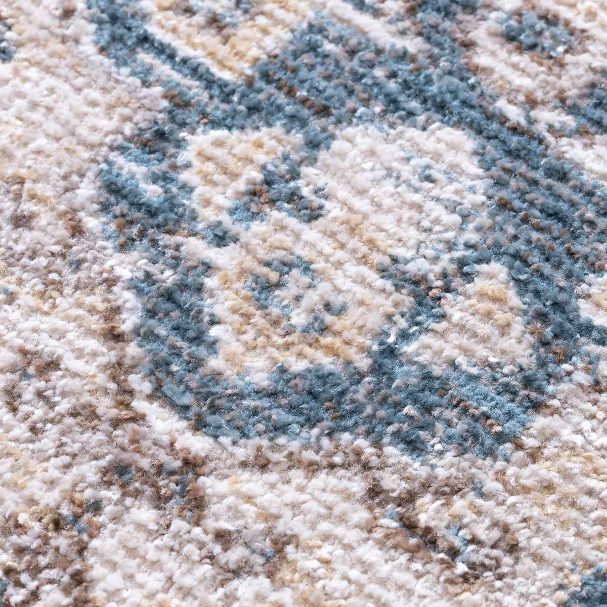 Keltie Blue Medallion Area Rug