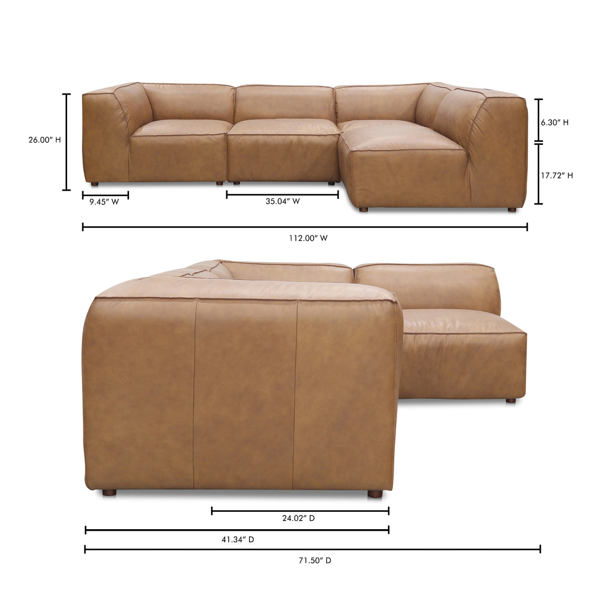Form Signature Modular Sectional Sonoran Tan - view 9