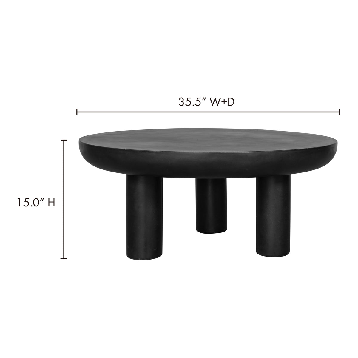 Rocca Coffee Table Black view 8