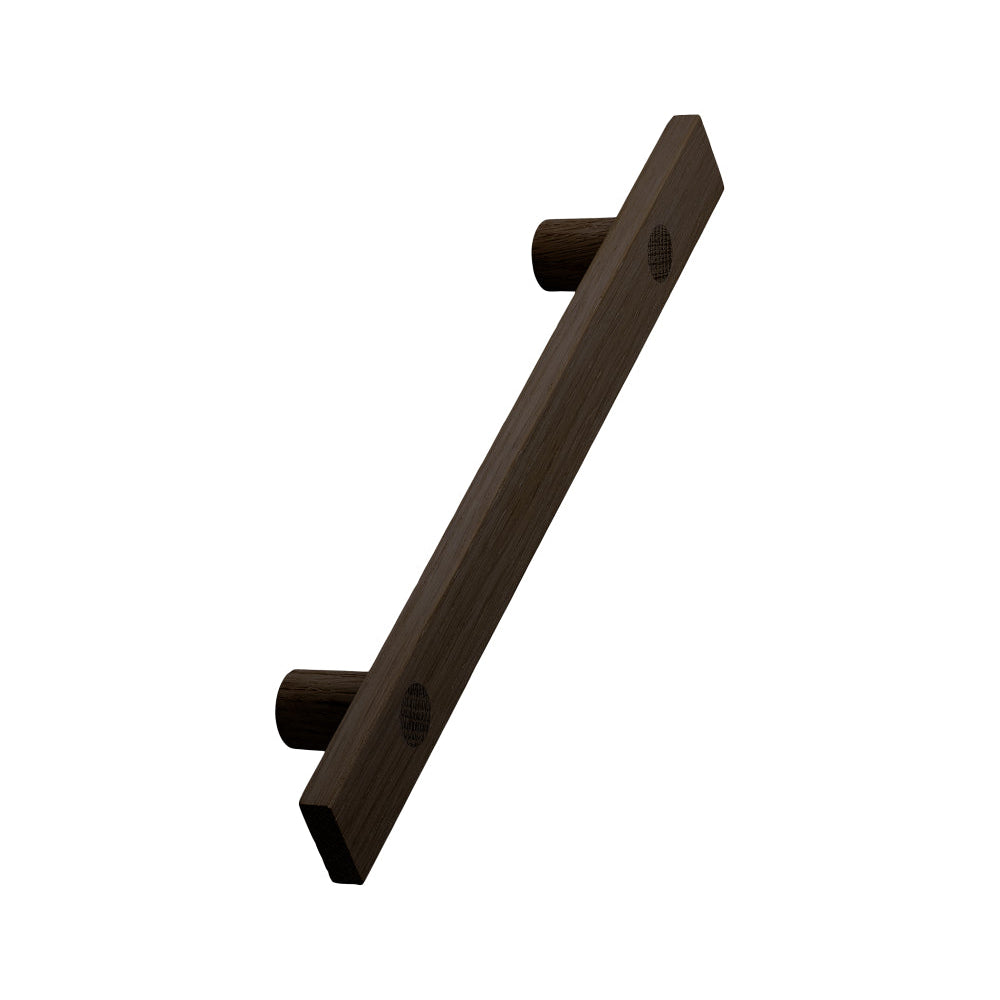 Dark Brown Wood "Longa" Drawer Pulls