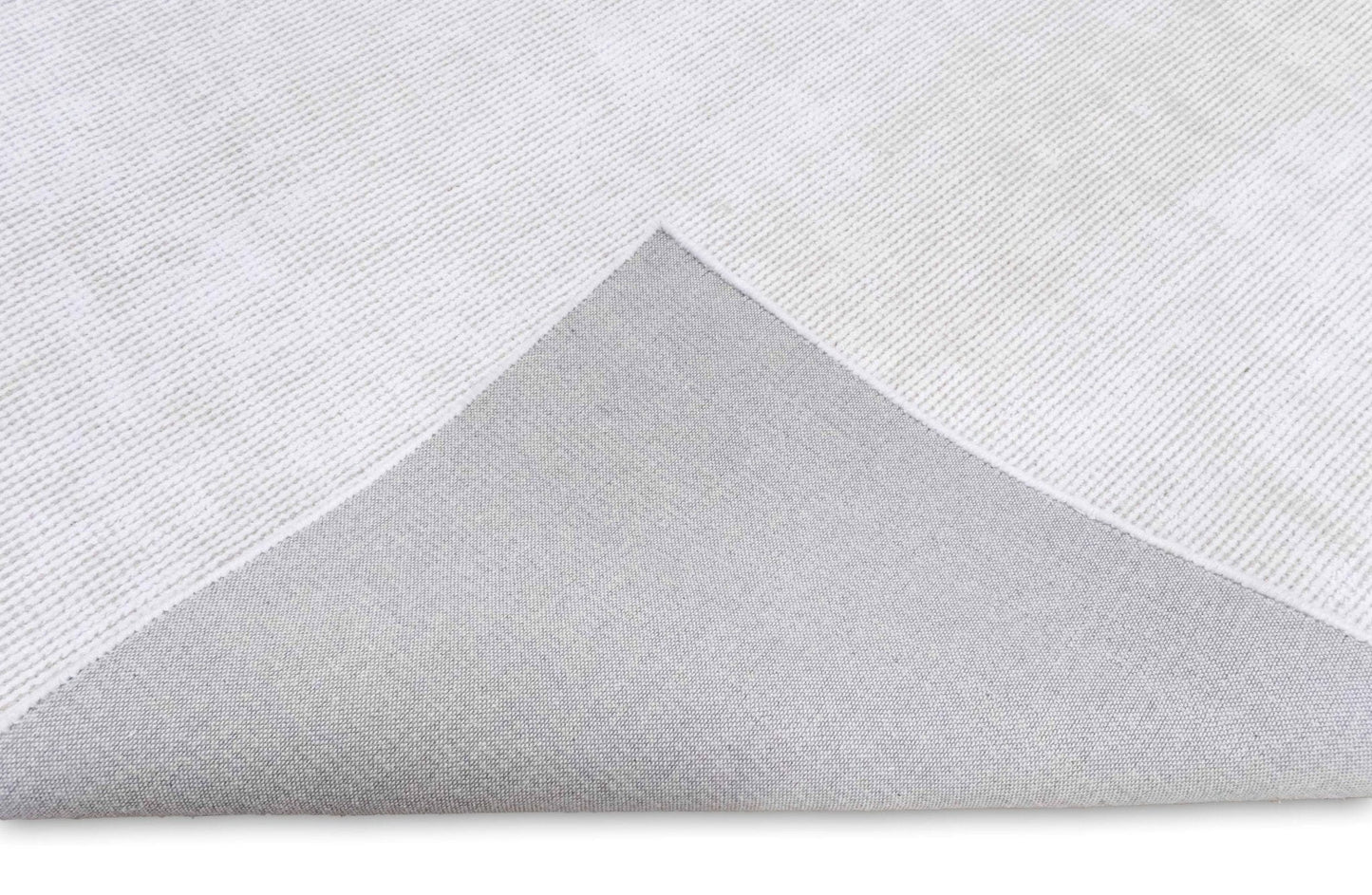 The Rug Decor All Products Solid Ivory Hand Made Textured Wool Area Rug | Low Pile | No Shedding Solid Ivory Hand Made Textured Wool Area Rug | Low Pile | No Shedding