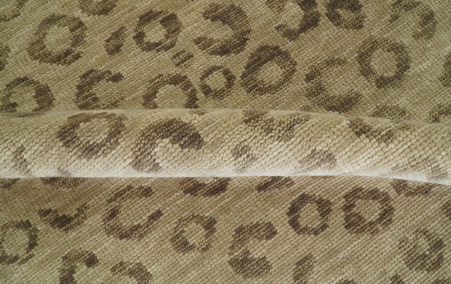 The Rug Decor Area Rug Modern leopard Design Hand knotted Camel and Taupe Custom Made wool area rug Modern leopard Design Hand knotted Camel and Taupe Custom Made wool area rug