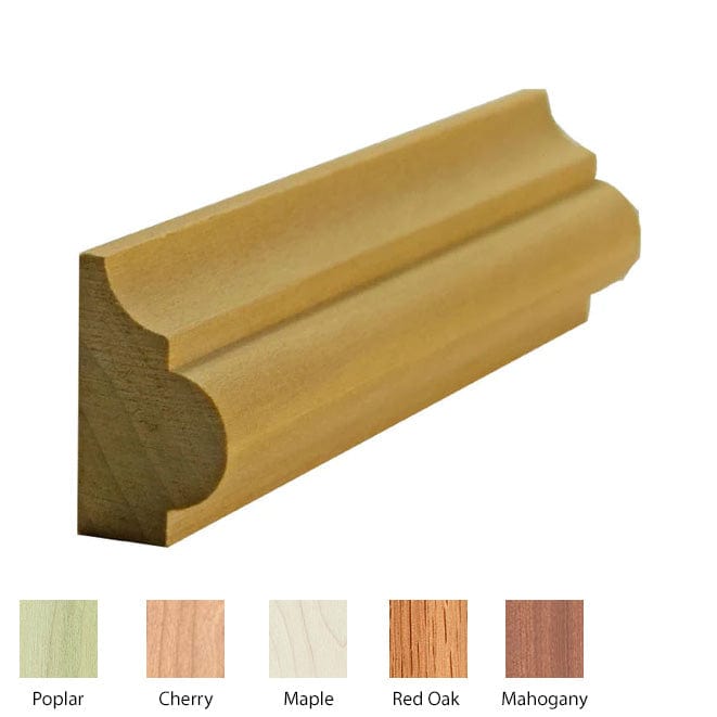NewMouldings Base Cap EWBC27 Nose and Cove Base Cap Moulding EWBC27 Nose and Cove Base Cap Moulding