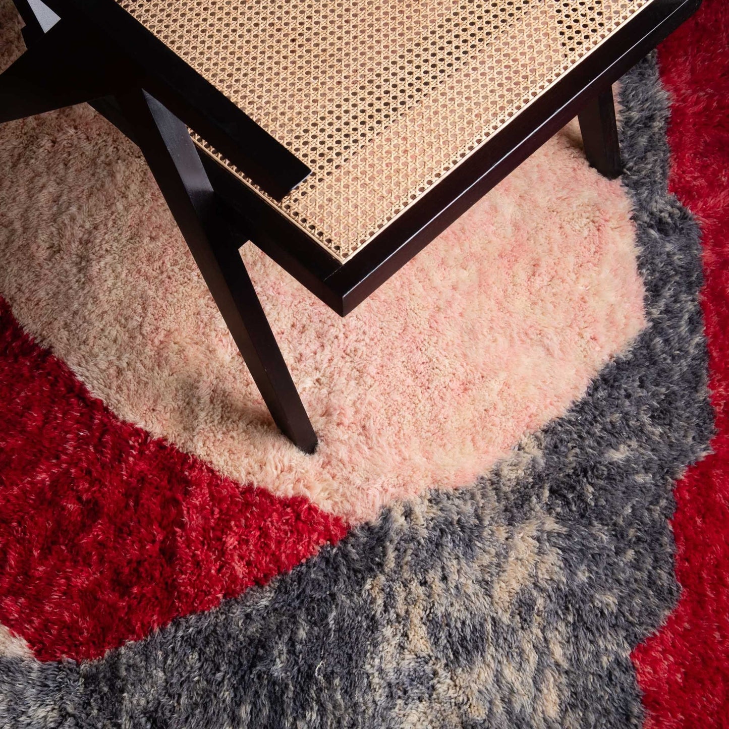 Benisouk beni ourain rug Oumniya - Shag Moroccan rug 6.6x6.7 ft | 202x203 cm Oumniya - Shag Moroccan rug 6.6x6.7 ft | 202x203 cm