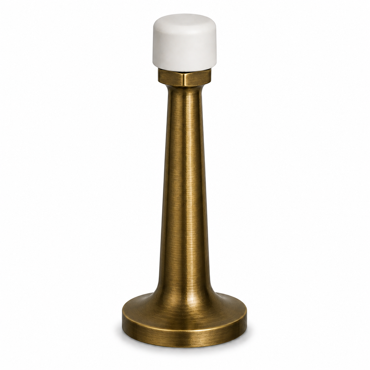 3″ Wall-Mount Door Stop – Solid Brass, Residential Grade, Antique Brass (US5).