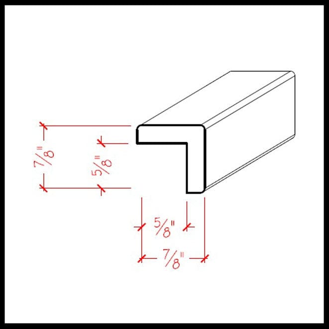 NewMouldings Cove Corner Guards EWCG11 Corner Guard Trim Moulding EWCG11 Corner Guard Trim Moulding