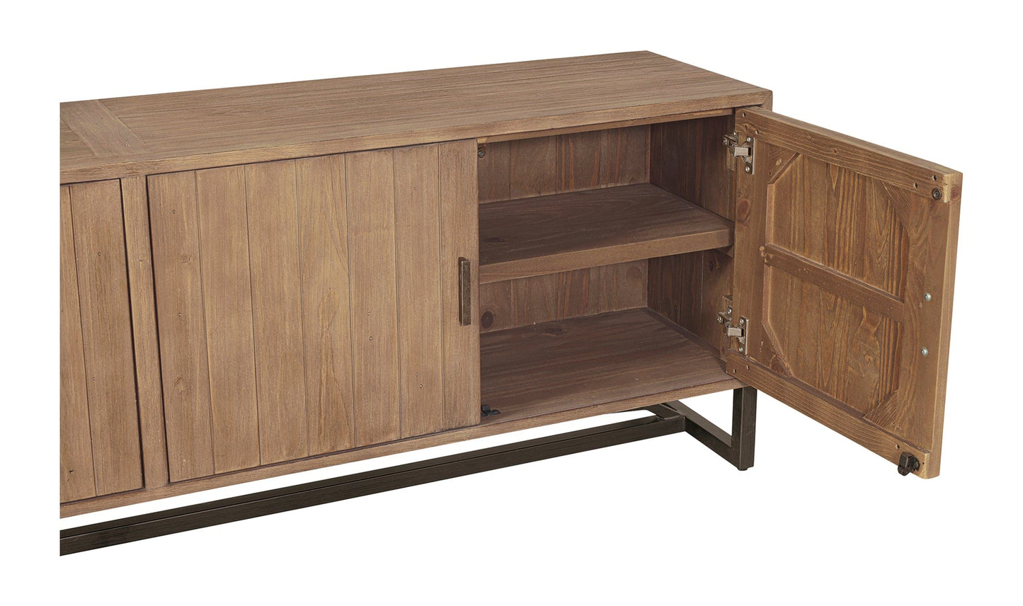 Moe's Home Collection Credenza Sierra Media Unit Natural Sierra Media Unit Natural