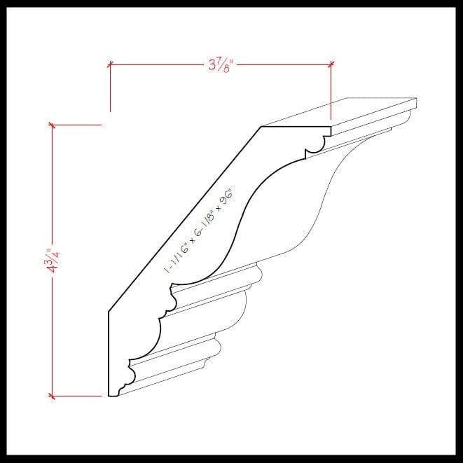 NewMouldings Crown EWCR28 Crown Moulding Trim EWCR28 Crown Moulding Trim