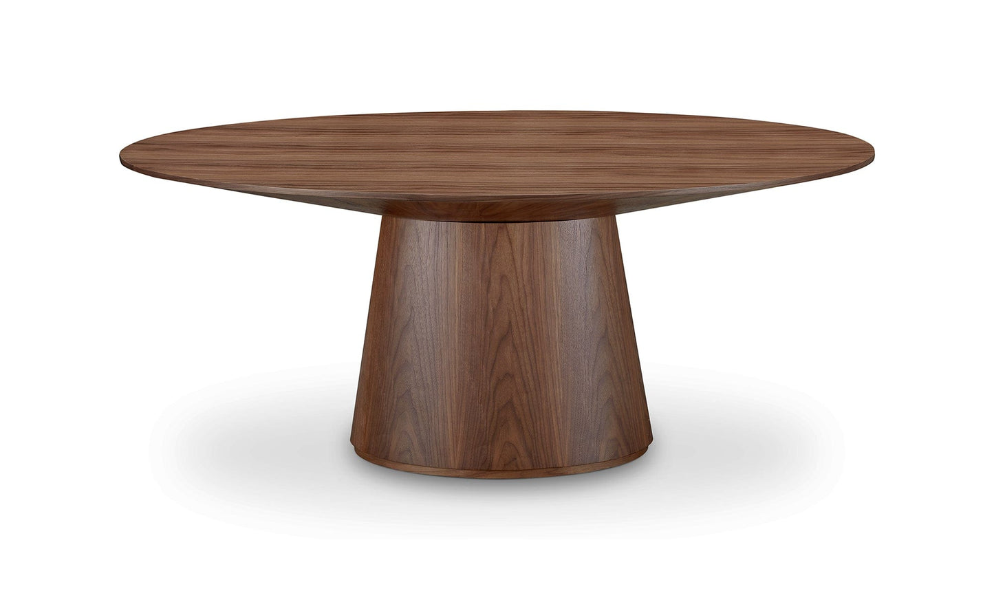 Moe's Home Collection Dining Table Otago Dining Table Walnut Oval Otago Dining Table Walnut Oval