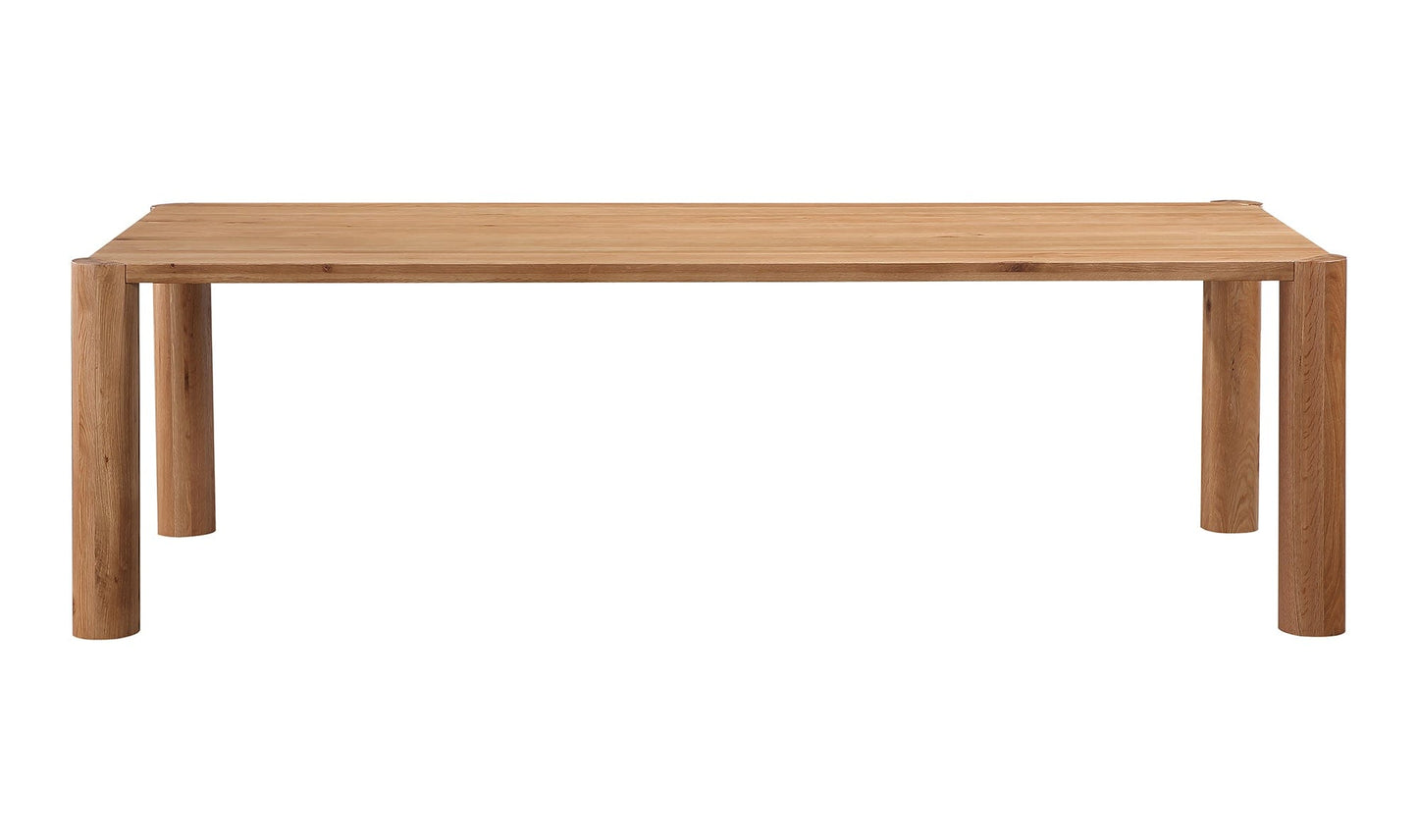 Moe's Home Collection Dining Table Post Dining Table Natural Oak- Large Post Dining Table Natural Oak- Large