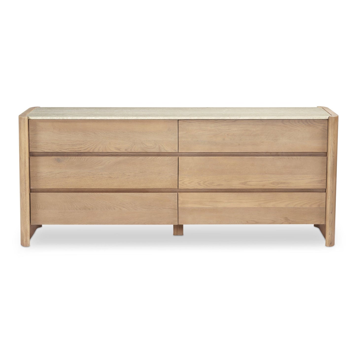 Moe's Home Collection Dressers Lane 6 Drawer Dresser Natural Lane 6 Drawer Dresser Natural