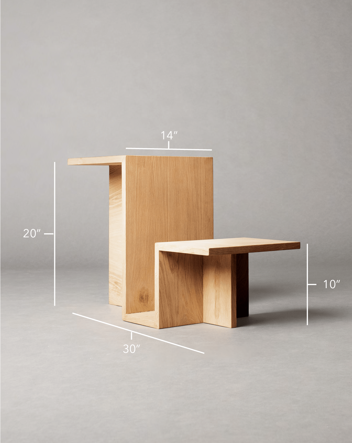 House of Leon End Tables Valley Side Table - Stainless Steel Valley Side Table - Stainless Steel