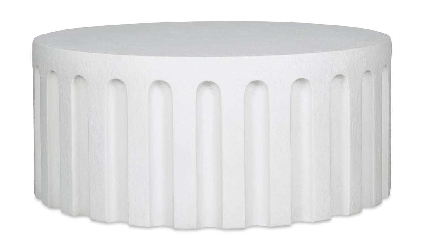 Moe's Home Collection Eris Outdoor Coffee Table White Eris Outdoor Coffee Table White