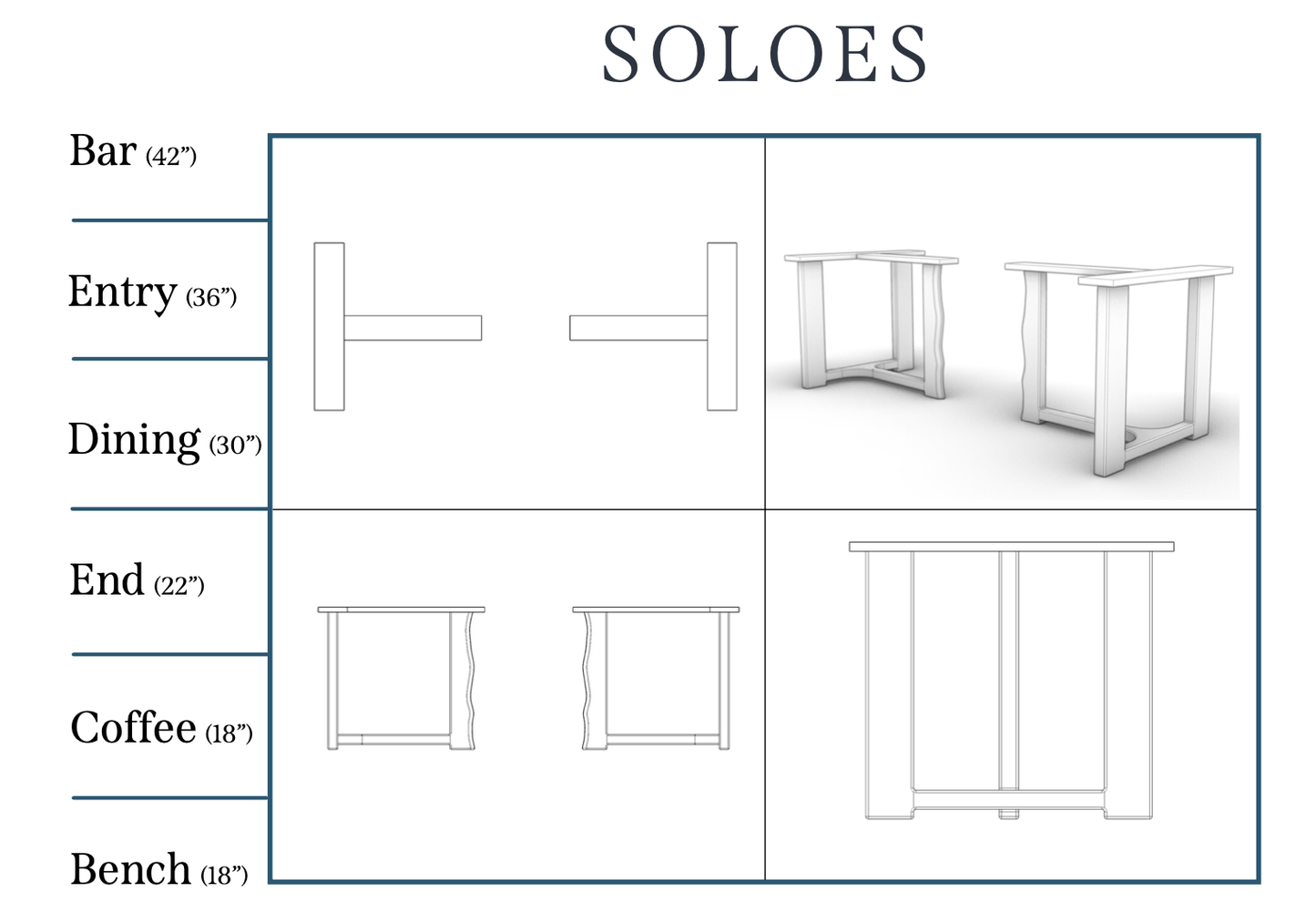 The Carpentry Shop Co., LLC Exotic Wood Dining Table SOLOES Legs Exotic Solid Wood Dining Table High End Artisan Made
