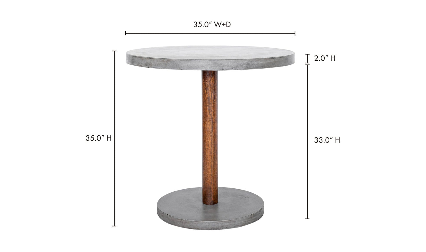 The Carpentry Shop Co. Hagan Outdoor Table Dark Grey Hagan Outdoor Table Dark Grey